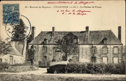 Ak Champeon Mayenne, Château du Fresne