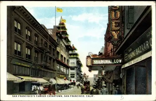 Ak San Francisco Kalifornien USA, Chinatown