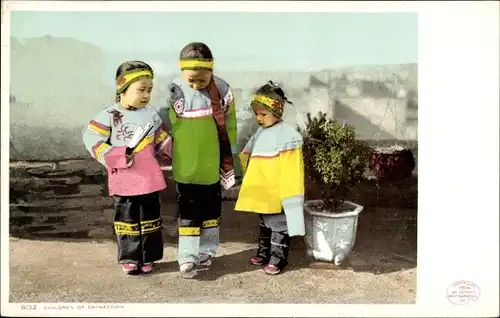 Ak San Francisco Kalifornien USA, Kinder von Chinatown