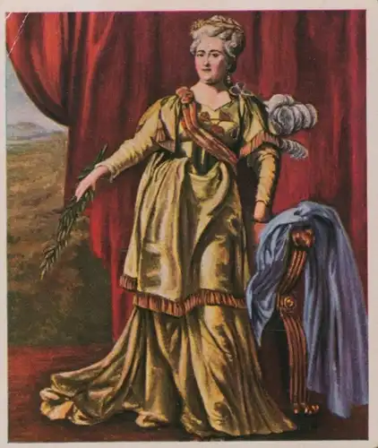 Sammelbild Bilder Deutscher Geschichte, Kaiserin Katharina II, Lewitzky