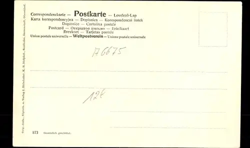 Ak Tannheim in Tirol, Gasthaus zur Post, Totalansicht