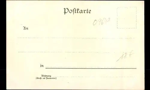 Litho Lauenhain Mittweida, Mittweidaer Schweiz, Raubschloss, Zschopaubrücke, Ringetal