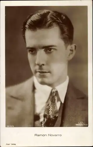 Ak Schauspieler Ramon Novarro, Portrait