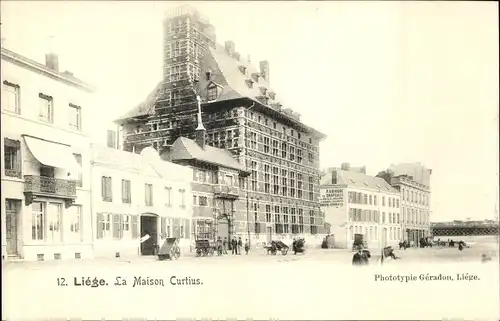 Ak Liège Lüttich Wallonien, La Maison Curtius