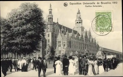 Ak Bruxelles Brüssel, Exposition 1910, Pavillon Hollandais
