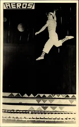 Foto Ak Akrobat Albert Zimmermann, Artist