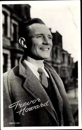 Ak Schauspieler Trevor Howard, Portrait