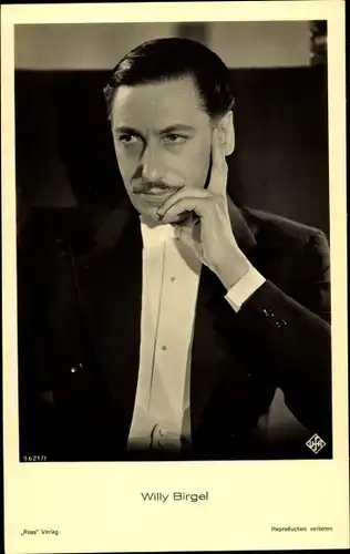 Ak Schauspieler Willy Birgel, Portrait