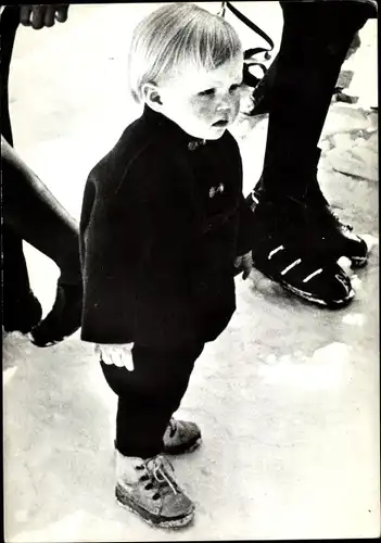 Ak Prinz Willem Alexander, Urlaub der Königlichen Familie in Lech 1969