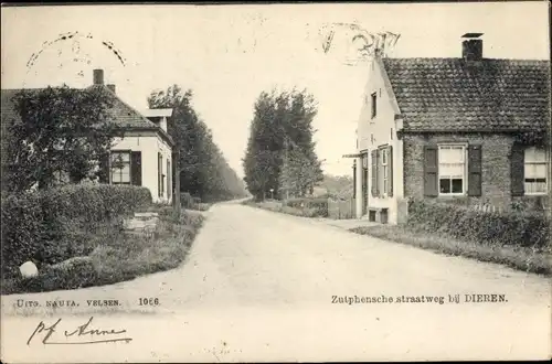 Ak Dieren Gelderland, Zutphensche Straatweg