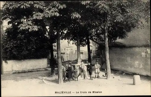 Ak Malzeville Meurthe et Moselle, La Croix de Mission