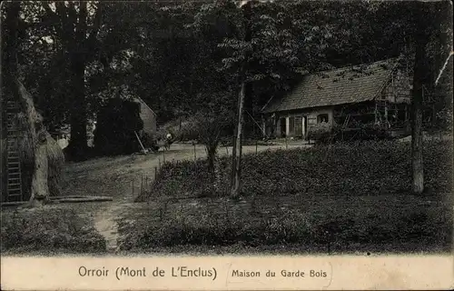 Ak Orroir Hennegau Wallonien, Mont de L'Enclus, Maison du Garde Bois