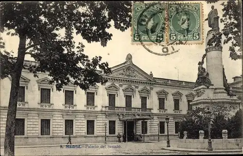 Ak Madrid Spanien, Senatspalast