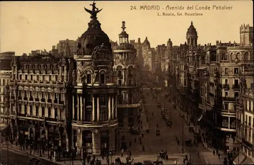 Ak Madrid, Spanien, Avenida del Conde Penalver