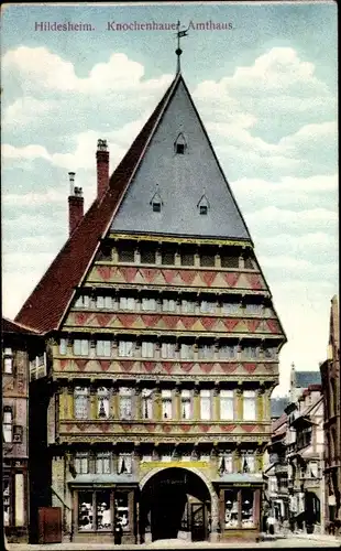 Ak Hildesheim in Niedersachsen, Knochenhauer Amtshaus