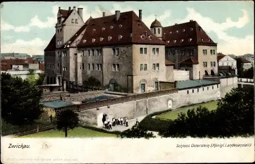 Ak Zwickau in Sachsen, Schloss Osterstein, Königliche Landesanstalt