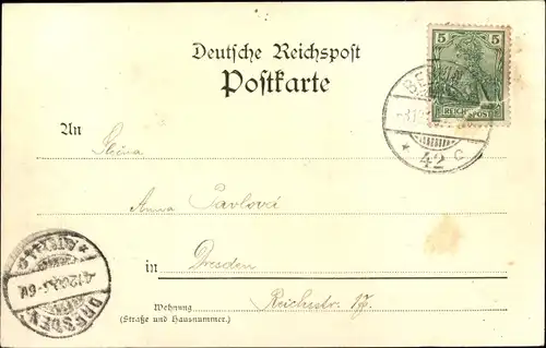 Ak Berlin Mitte, Panorama, Schloss, Dom