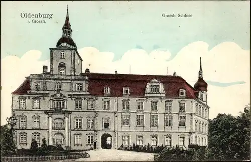 Ak Oldenburg im Großherzogtum Oldenburg, Schloss