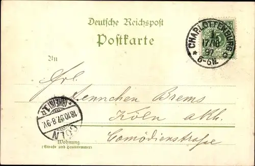 Ak Berlin Charlottenburg, Schloss Charlottenburg