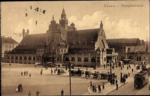 Ak Essen im Ruhrgebiet, Hauptbahnhof