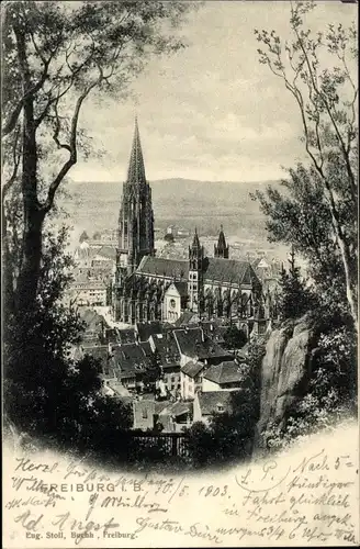 Ak Freiburg im Breisgau, Münster