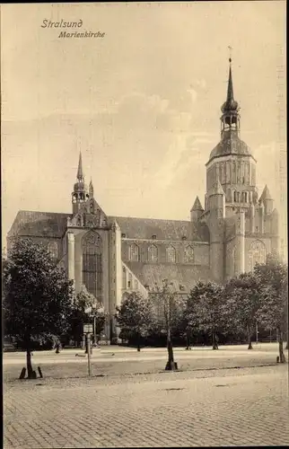 Ak Stralsund in Vorpommern, Marienkirche