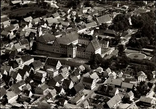 Ak Babenhausen Schwaben, Fliegeraufnahme