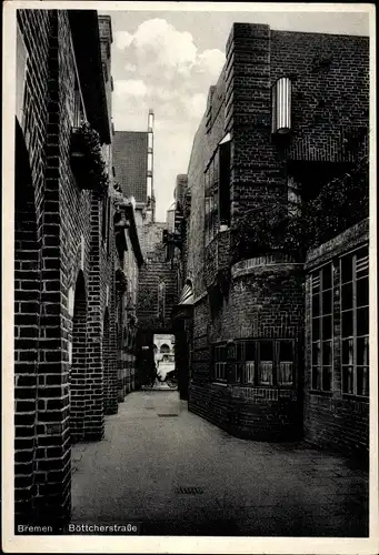 Ak Hansestadt Bremen, Böttcherstraße