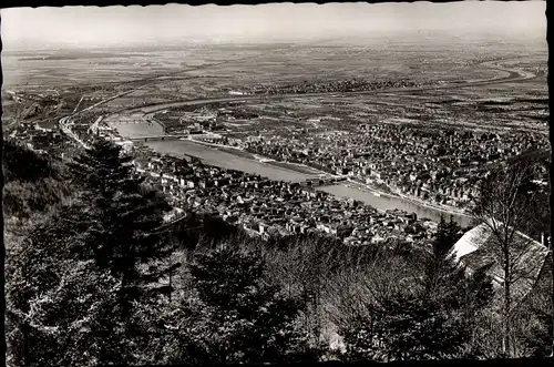 Ak Heidelberg am Neckar, Königstuhl, Panorama