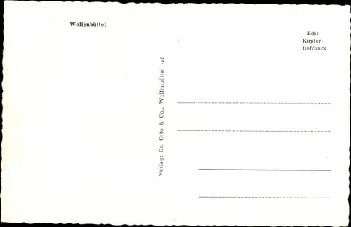Wappen Ak Wolfenbüttel in Niedersachsen, Lessinghaus, Schloss, Rathausecke, Holzmarkt