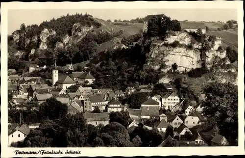 Ak Pottenstein in Oberfranken, Totalansicht