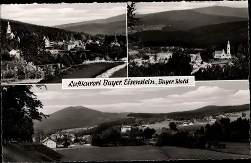 Ak Bayerisch Eisenstein im Bayrischen Wald, Panorama