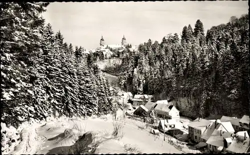 Ak Freudenstadt im Schwarzwald, Christophstal, Winteransicht