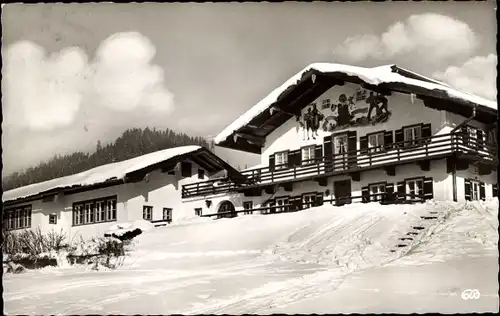 Ak Au Berchtesgaden in Oberbayern, Fremdenheim Denninglehen