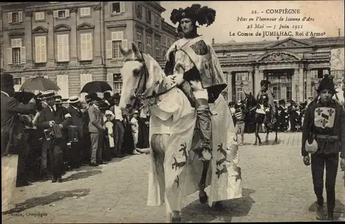 Ak Compiègne Oise, Festlichkeiten zu Ehren von Jeanne d'Arc, 1911, Le Bol de Armes