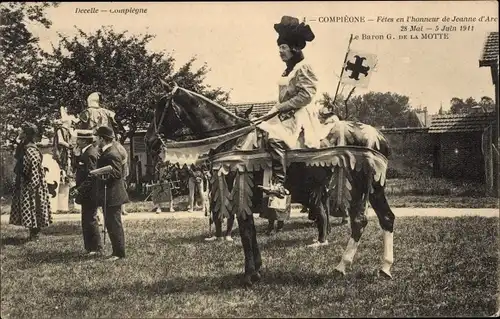 Ak Compiègne Oise, Festivals zu Ehren von Jeanne d'Arc