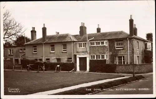 Ak Rottingdean Sussex England, The Dene Hotel