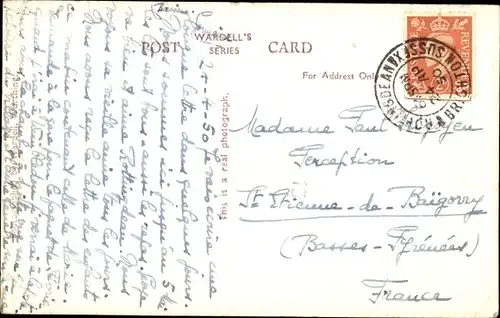 Ak Rottingdean Sussex England, The Dene Hotel