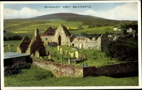 Ak Ballycastle Nordirland, Bonamarcy Abbey