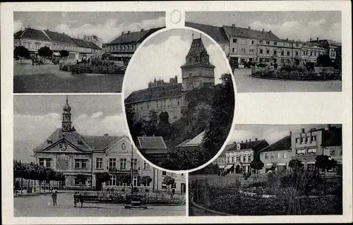 Ak Brandýs nad Orlicí Brandeis an der Adler Region Pardubice, Teilansichten