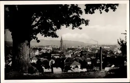 Ak Kutná Hora Kuttenberg Mittelböhmen, Blick auf die Stadt