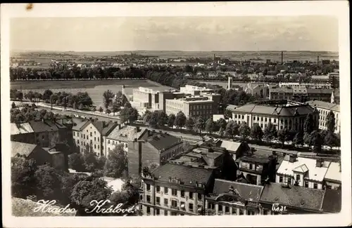 Ak Hradec Králové Königgrätz Stadt, Panorama