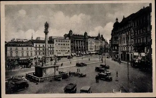 Ak Brno Brünn Südmähren, Viktoriaplatz