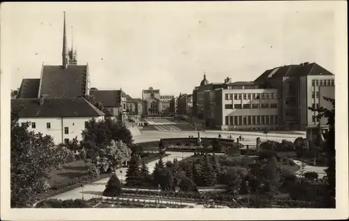 Ak Pardubice Pardubitz Stadt, Stadtbild