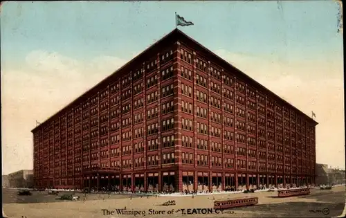 Ak Winnipeg Manitoba Kanada, Geschäft von T. Eaton
