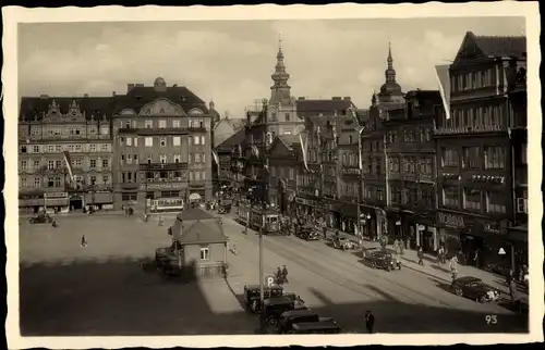 Ak Plzeň Pilsen Stadt, Marktplatz