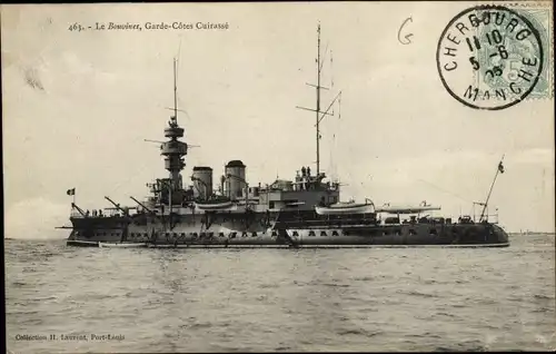 Ak Französisches Kriegsschiff Bouvines, Französische Marine