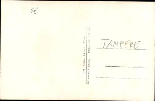 Ak Tampere Finnland, Teilansicht
