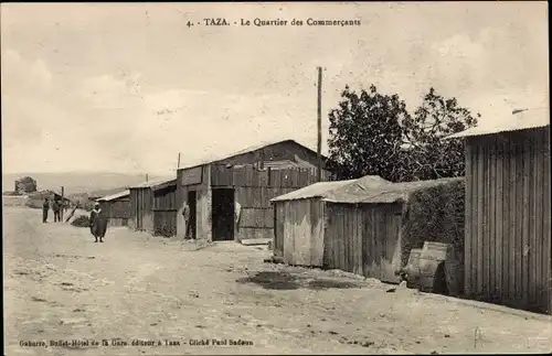 Ak Taza Marokko, Händlerviertel