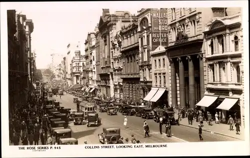 Ak Melbourne Australien, Collins Street